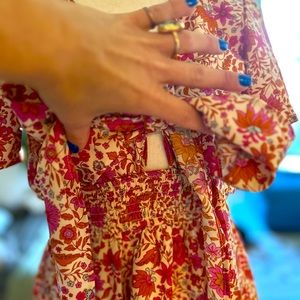 Size small, boho and flowing.